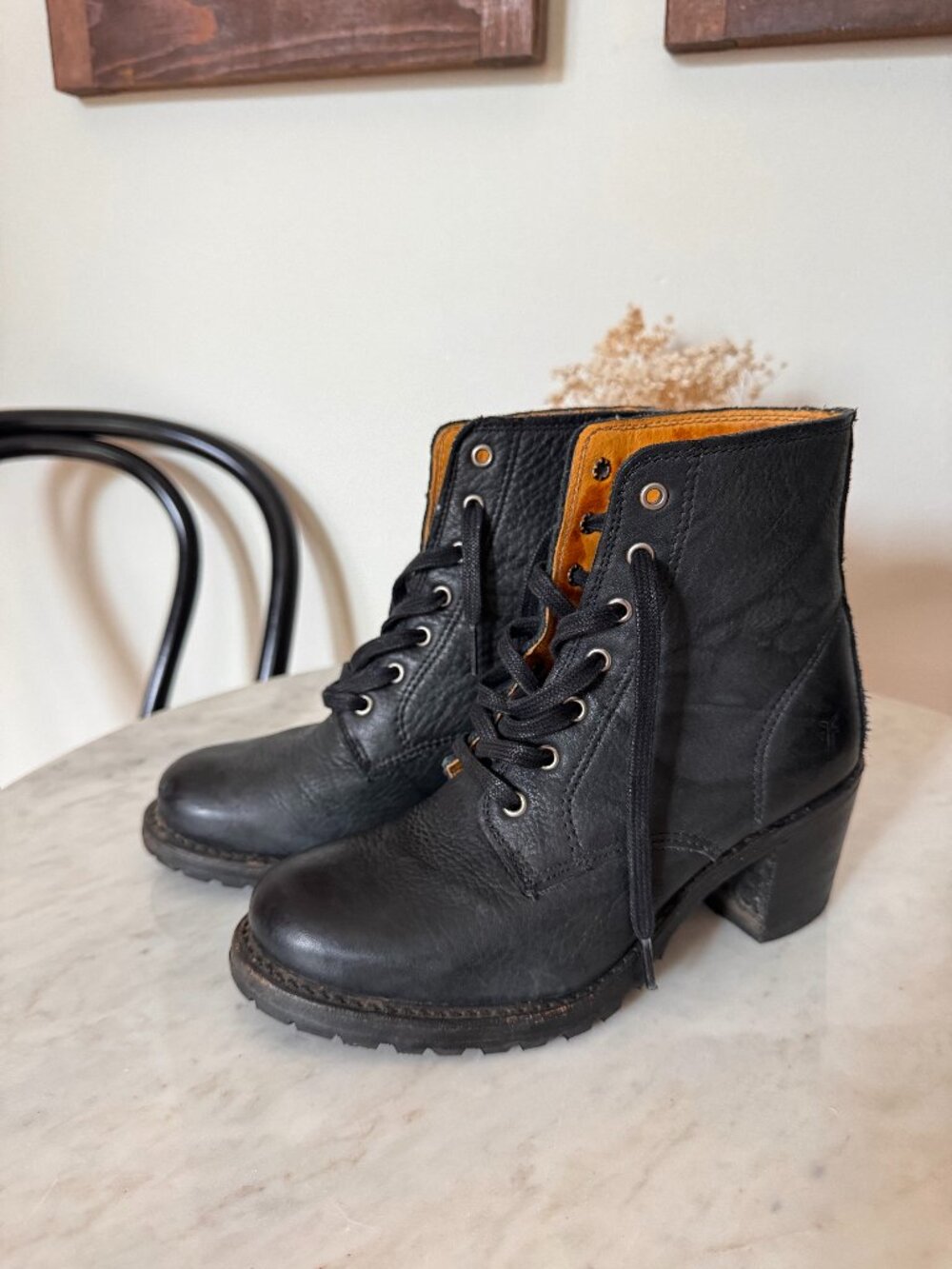 NEW Sabrina 6G Lace-Up Frye Goodyear welted Boots